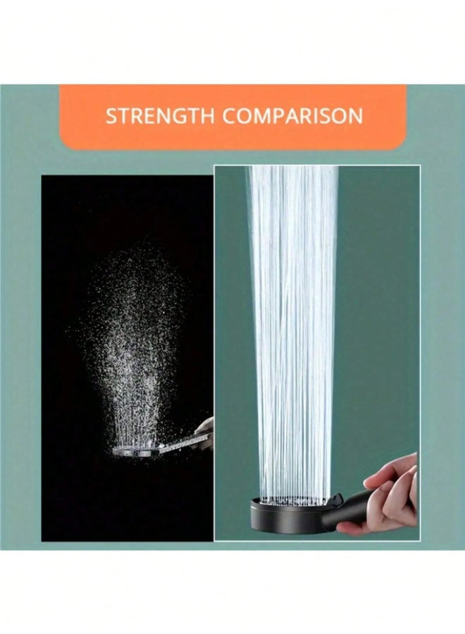 High-Pressure Shower Head: 5 spray modes, powerful shower head with strong mist, small silicone nozzles; suitable for both high and low water flow. - Image 5