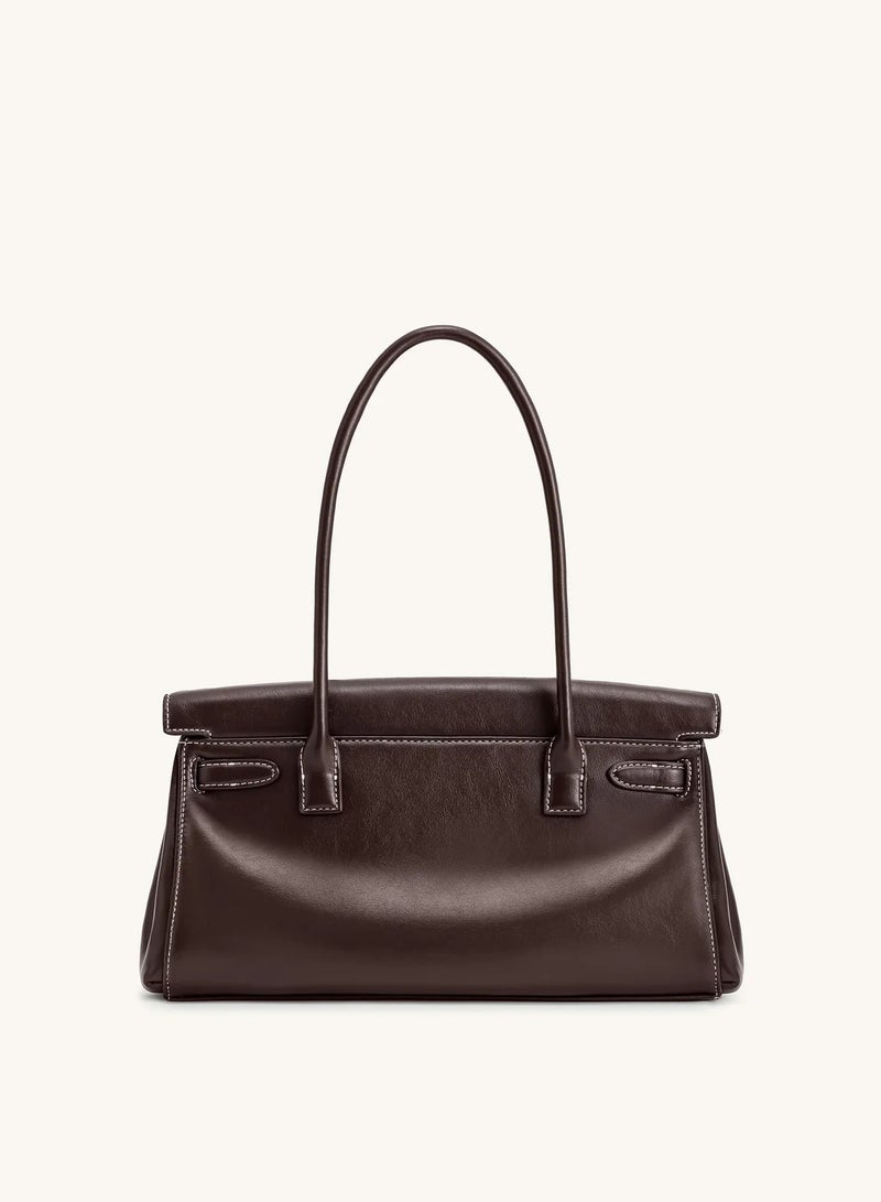 JW PEI Yara shoulder bag - dark brown - Image 3