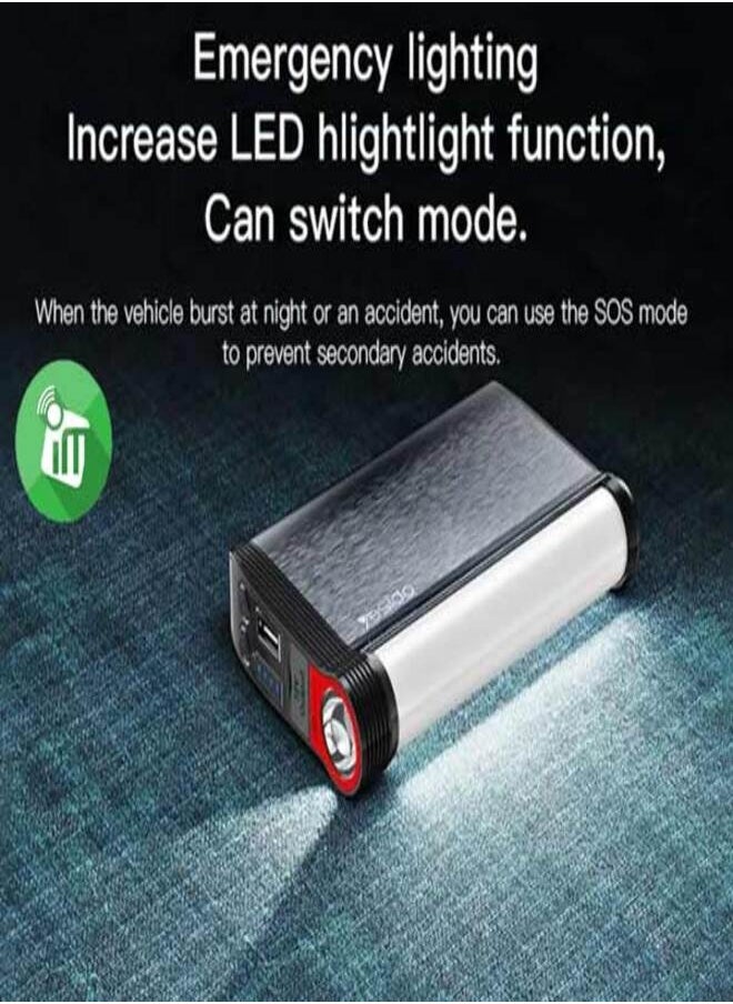 Yesido - Yesido YP36 10000mAH Power Bank Car Jump Starter - Image 1