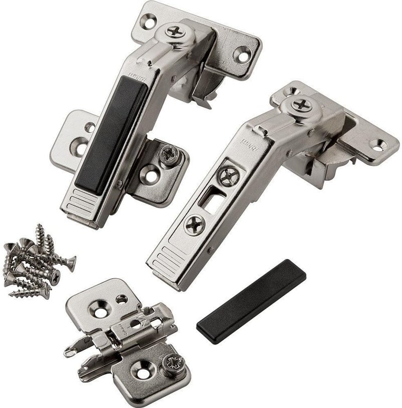 Blum Bi-Fold Hinge Pair - Nickel Plated Die Cast Zinc for Cabinet Doors - Image 2