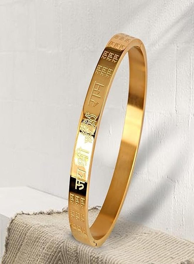 IGA COLLECTION Valentine Trendy look Stylish Stainless Steel Titanium Kada/Bracelet - Image 4