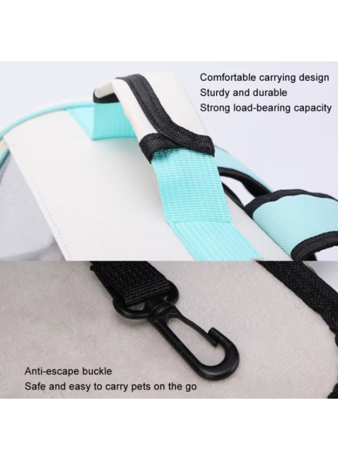 Generic Breathable Pet Carrier & Travel Shoulder Backpack - 37x34x25 cm - Purple - Image 5