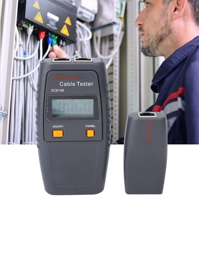 Cable ends testing and tracking device to ensure the integrity of connections – RJ11-RJ45 / SC6106 - Image 3