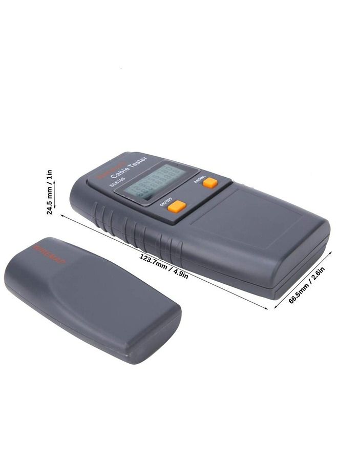 Cable ends testing and tracking device to ensure the integrity of connections – RJ11-RJ45 / SC6106 - Image 4
