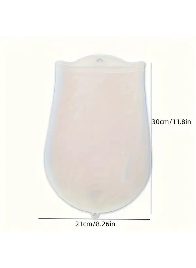 كيس عجن السيليكون الأبيض لتخزين عجين الخبز والمعجنات وعجينة البيتزا - Image 3