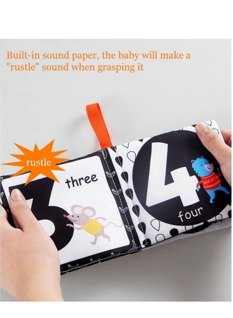 SYOSI Baby Toys 0 3 6 to 12 Months, Soft Cloth Books for Babies, My First Early Education Toys, Preschool Bath Toys,3 Pack - Image 5