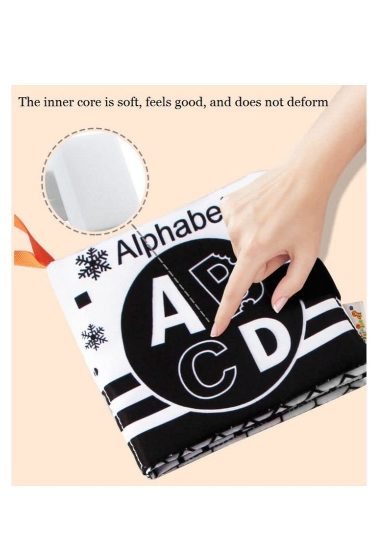 SYOSI Baby Toys 0 3 6 to 12 Months, Soft Cloth Books for Babies, My First Early Education Toys, Preschool Bath Toys,3 Pack - Image 4