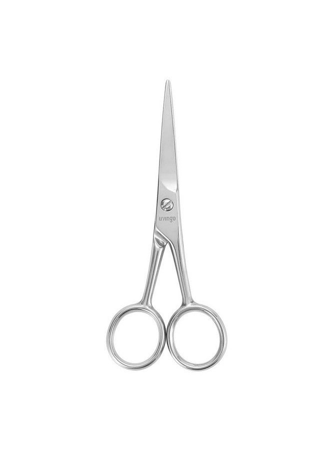 4.5 Inches Beard & Mustache Scissors For Men Professional Rounded Tip Safety Sharp Stainless Steel Small Beauty Facial Nose Hair Trimming Shears Kit With Mini Comb And Leather Case - pzsku/Z30C8750212358D4981C3Z/45/_/1677912905/87d36d81-9cd8-41c2-8473-8a3d4a850b39