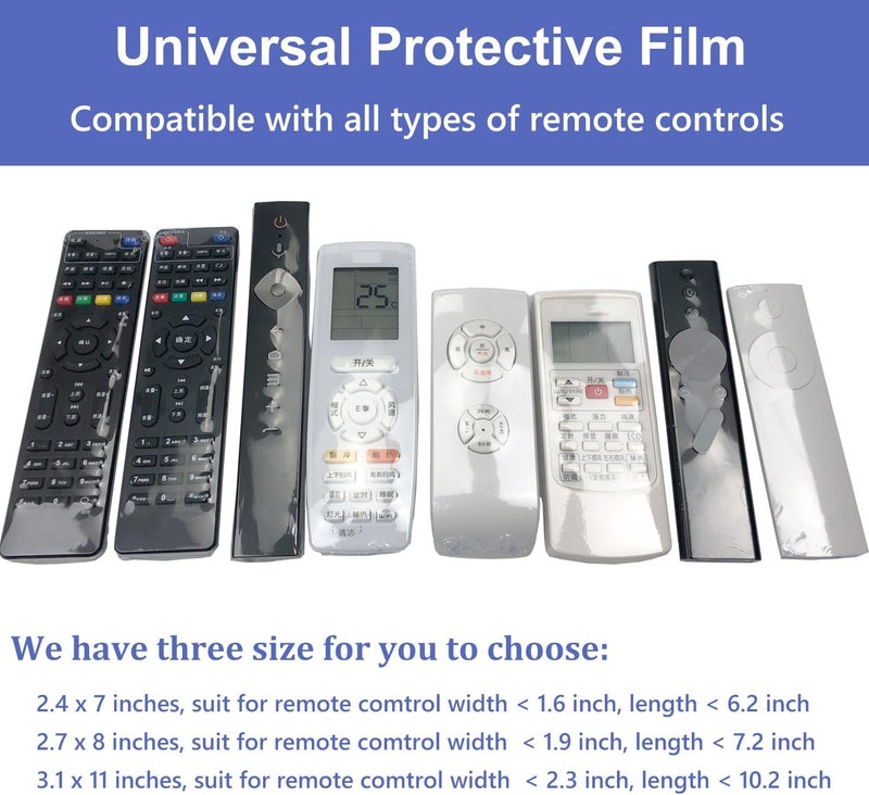 Morepack Remote Control Shrink Wrap Bags,3.1x11 Inches 100 Pieces Remote Control Cover Protector - Image 4