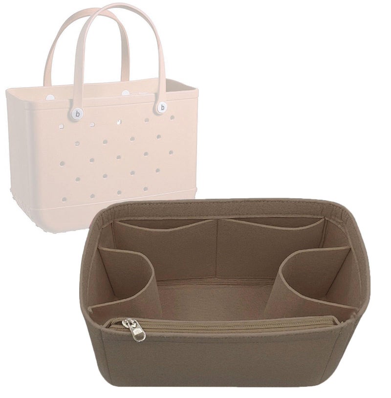 Lckaey beach accessories for bogg bag organizer xl Organizing for bogg tote accessories inserts divider organizer 3018coffeeL - Image 2