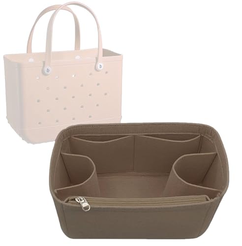 Lckaey beach accessories for bogg bag organizer xl Organizing for bogg tote accessories inserts divider organizer 3018coffeeL - Image 1