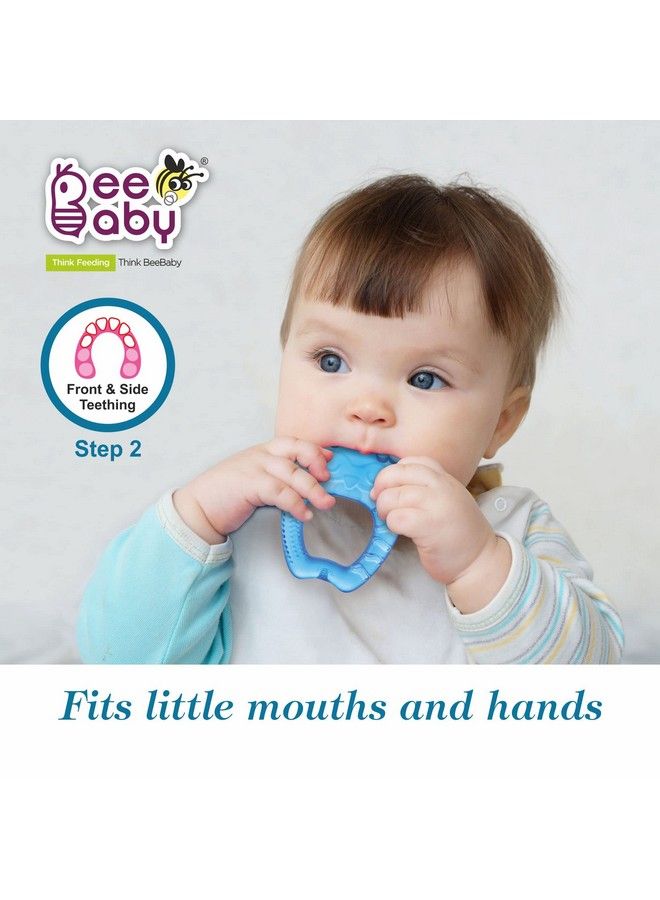 Beebaby Owl Shape Teethers For 6 To 12 Months Bpa Free. Cooling Water Filled Baby Teether Soft Teething Toy For Babies With Carry Case Soothes Gums And Easy To Grip (6 Months+) (Owlblue) - Image 4