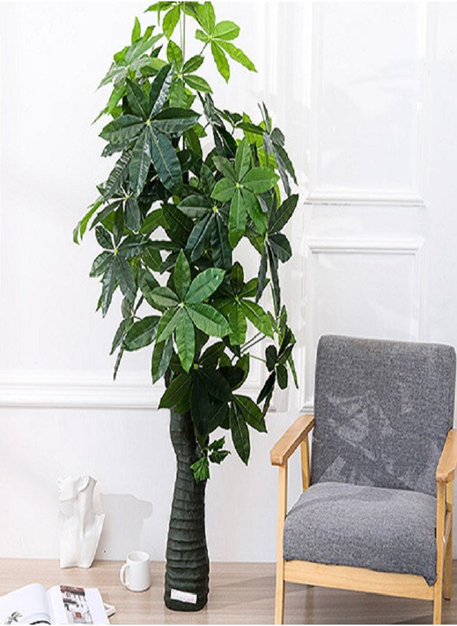 Generic 160cm Faux Money Tree Indoor Artificial Trees Fake Plants Fake Money Tree Small Tree for Spring Home Bedroom Kitchen Office Porch Decor Aesthetic  - Image 3