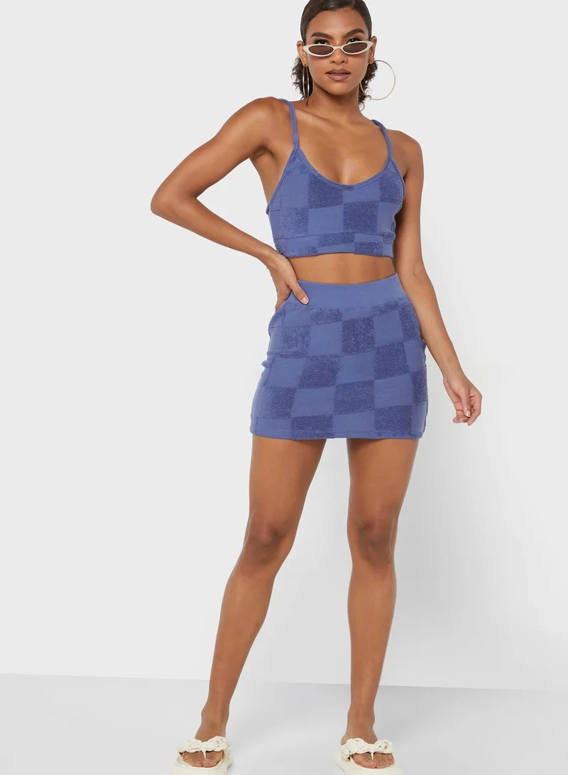 Missguided High Waist Mini Skirt