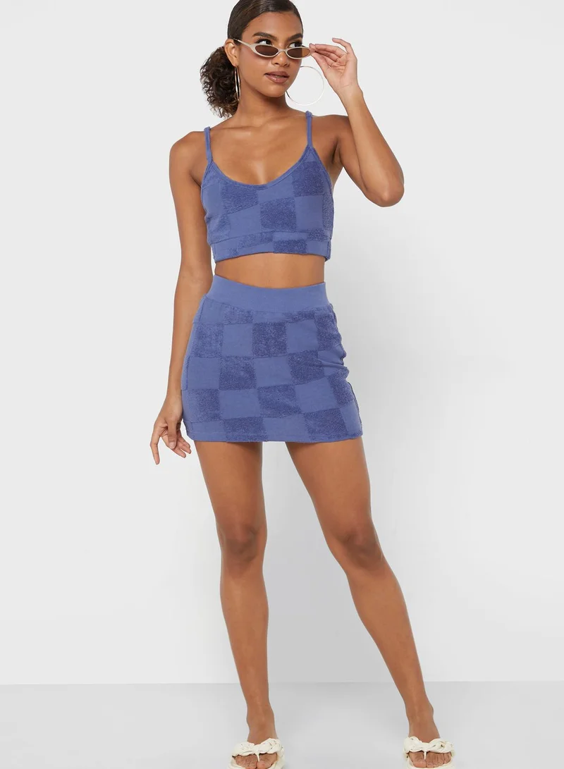 Missguided High Waist Mini Skirt