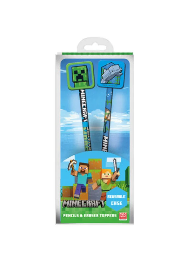 Pyramid MINECRAFT PENCILS WITH TOPPERS