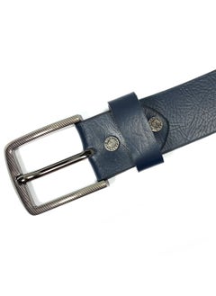 Classic Milano Classic Milano Genuine Leather Belts for men Print Texas Osaka 40MM Belt men PTX-408 (Blue) by Milano Leather  - Image 3