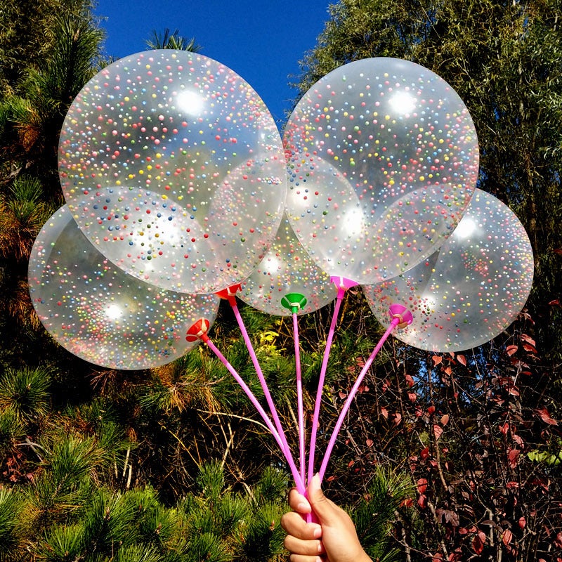 Foam Balloon Particles Children'S Micro-Business Sweep Code To Push Small Gift Stores To Promote Powder Suction Drainage Activities Toys - Image 1
