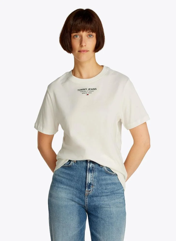 تومي جينز Graphic Crew Neck T-Shirt