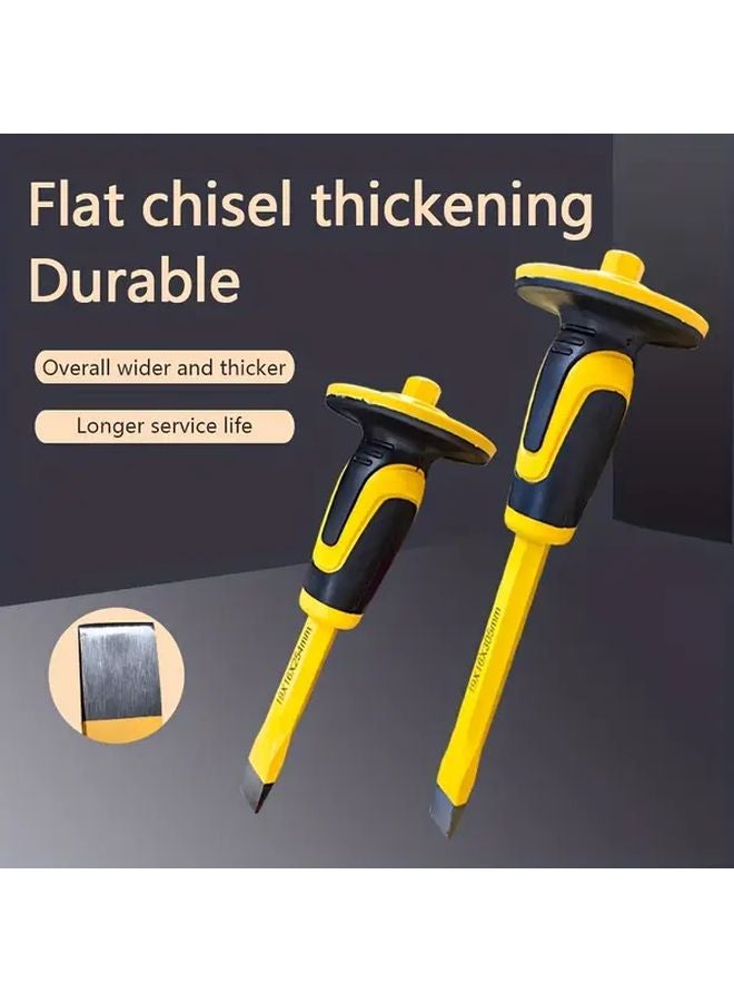 305 Flat Chisel Heavy Duty Non Slip Grip Ultra Hard Chrome Vanadium Steel for Concrete Stone - Image 5