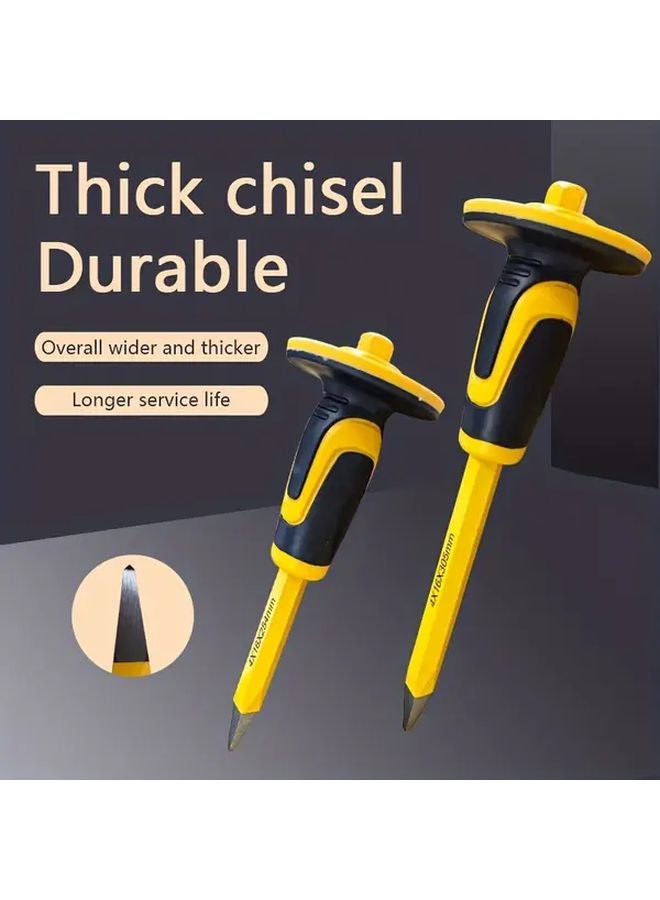 305 Flat Chisel Heavy Duty Non Slip Grip Ultra Hard Chrome Vanadium Steel for Concrete Stone - Image 4