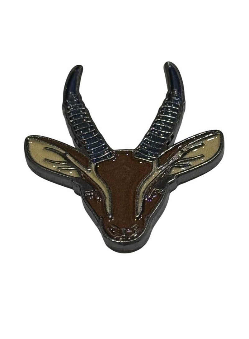 إس أف إم دبليو ملصق معدني على شكل رأس غزال