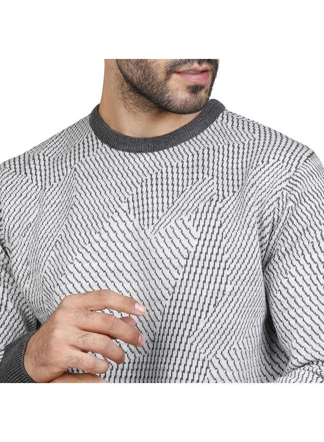 كوب كنزة رجالية كاجوال بأكمام طويلة