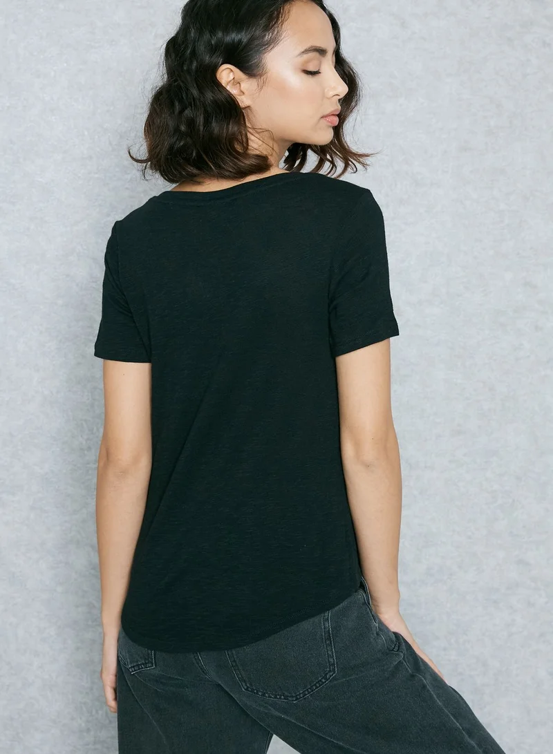 TOPSHOP The Ath Colourblock Logo Sweatshirt