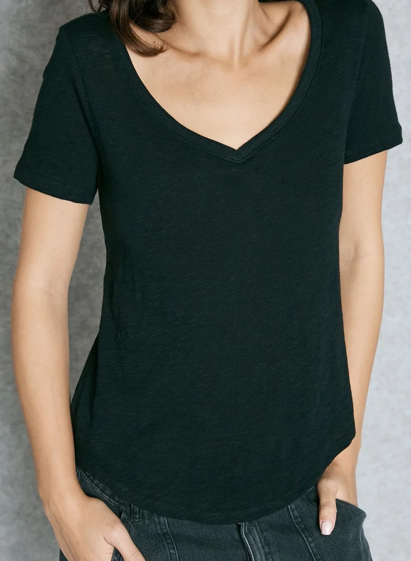 TOPSHOP The Ath Colourblock Logo Sweatshirt