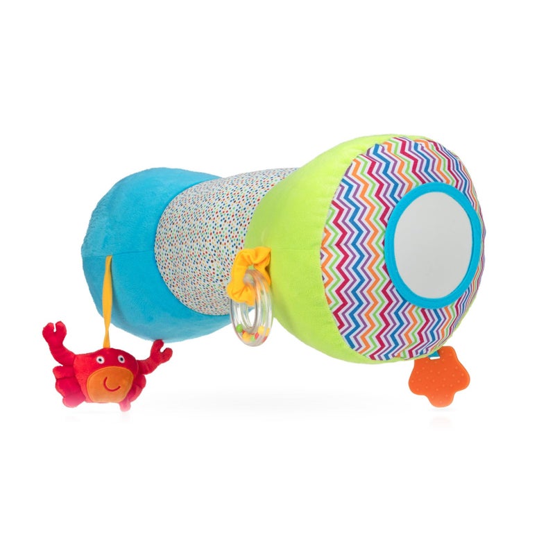 Nuby Tummy Time Discovery Pillow for Infants - Plush Pillow - Baby Toy - 0+ Months - Under The Sea - Image 1