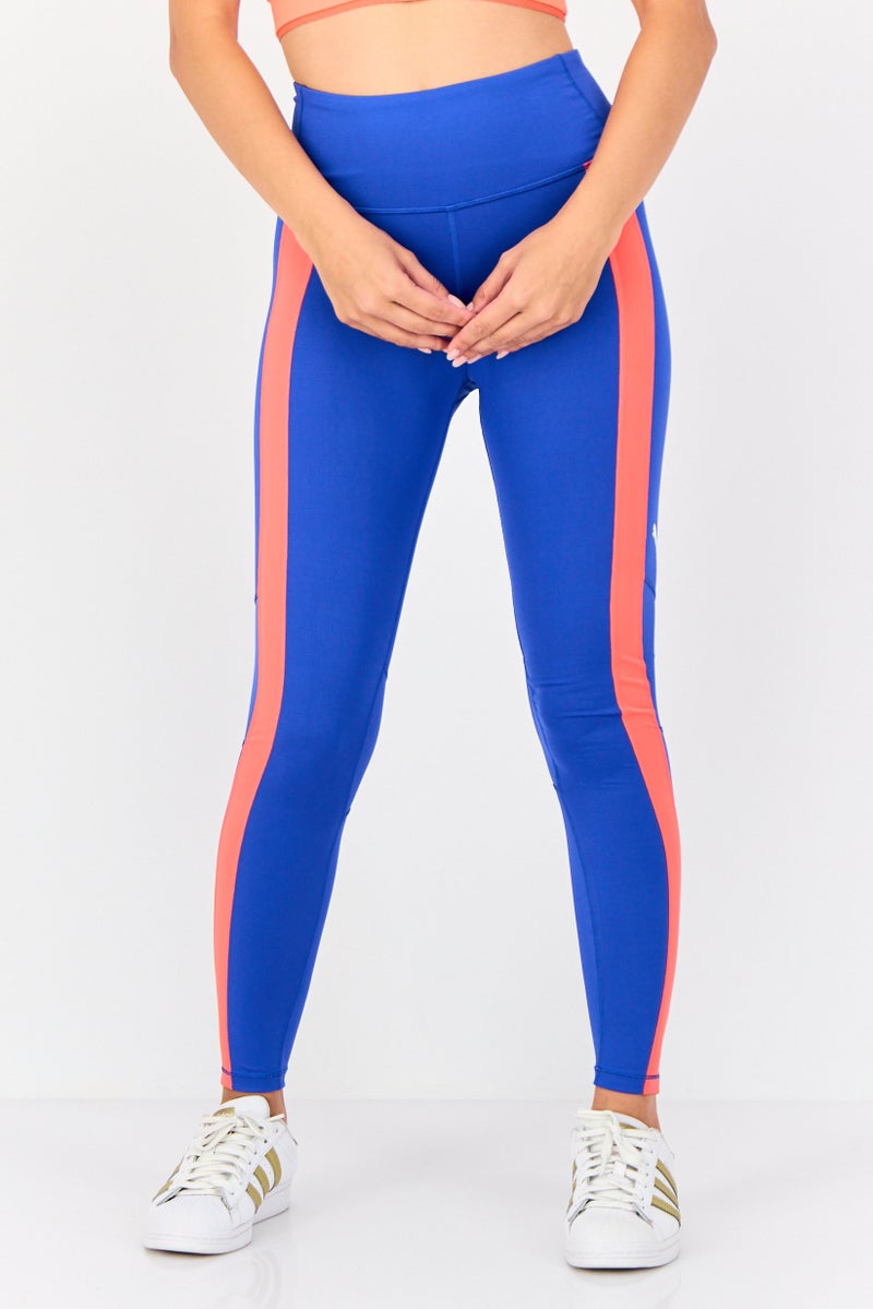 PUMA Women Sportswear Fit Training Tights, Blue - Image 1