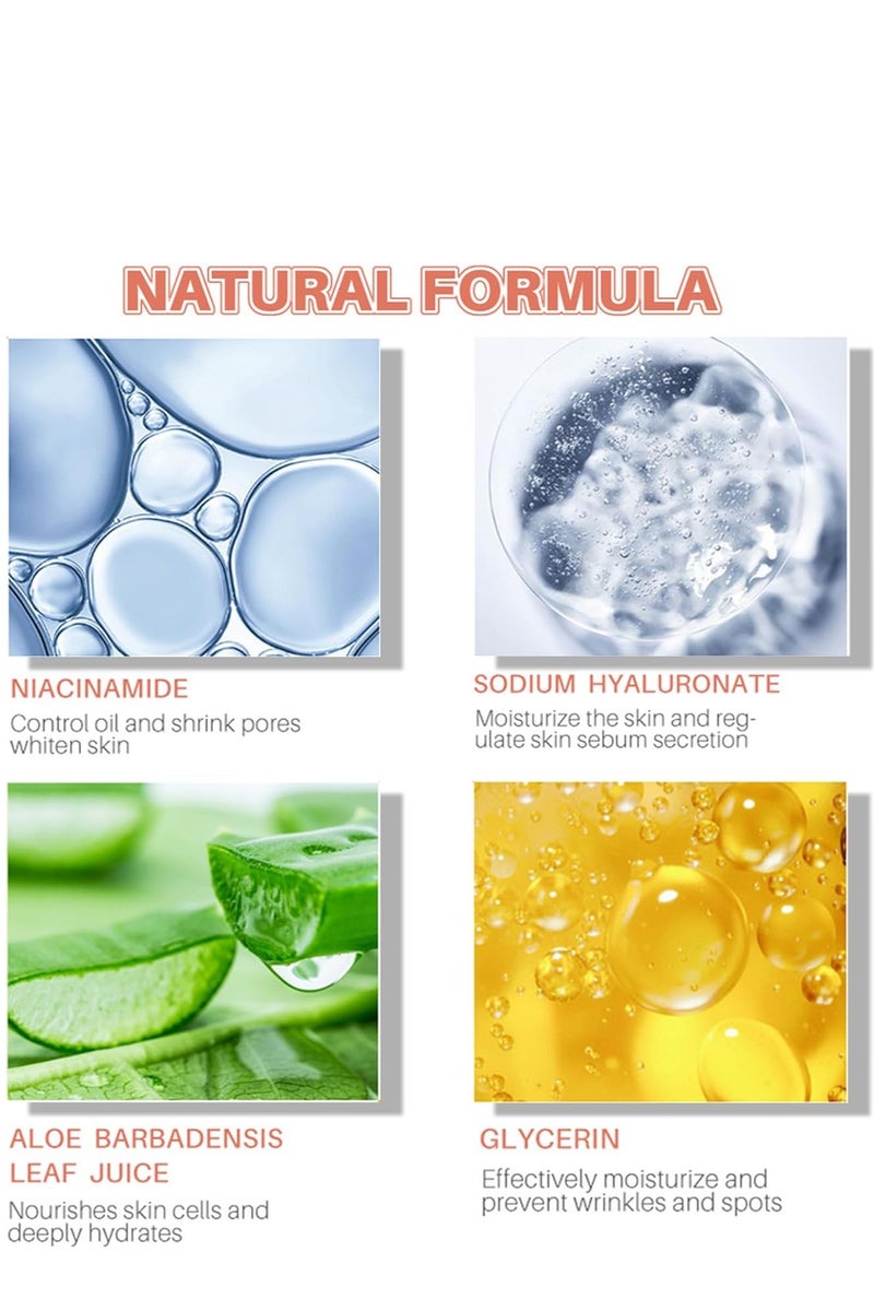 Lanthome Glutathione Serum, Glutathione White Serum, Enriched with Glutathione Vitamin C& Kojic Acid, Hydrating Moisturizing Brightening Skin Reduces Fine Lines & Wrinkles, Dark Spot Remover Face Serum - Image 4