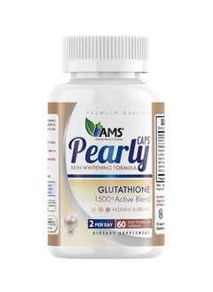 AMS AMS Pearly Skin Whitening Glutathione Supplement Capsules For Radiant & Bright Skin, Pack of 60's  - Image 1