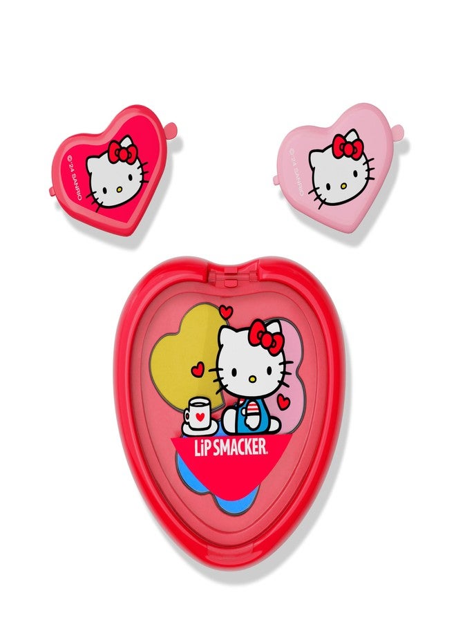 Lip Smacker Hello Kitty Beauty Set - Includes Pigment Palette, Lip Balm & Hair Barrettes, Fun & Collectible Sanrio Gift for Kids and Fans - Image 4