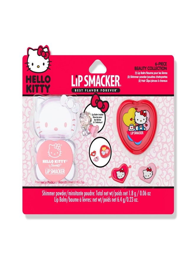 Lip Smacker Hello Kitty Beauty Set - Includes Pigment Palette, Lip Balm & Hair Barrettes, Fun & Collectible Sanrio Gift for Kids and Fans - Image 1