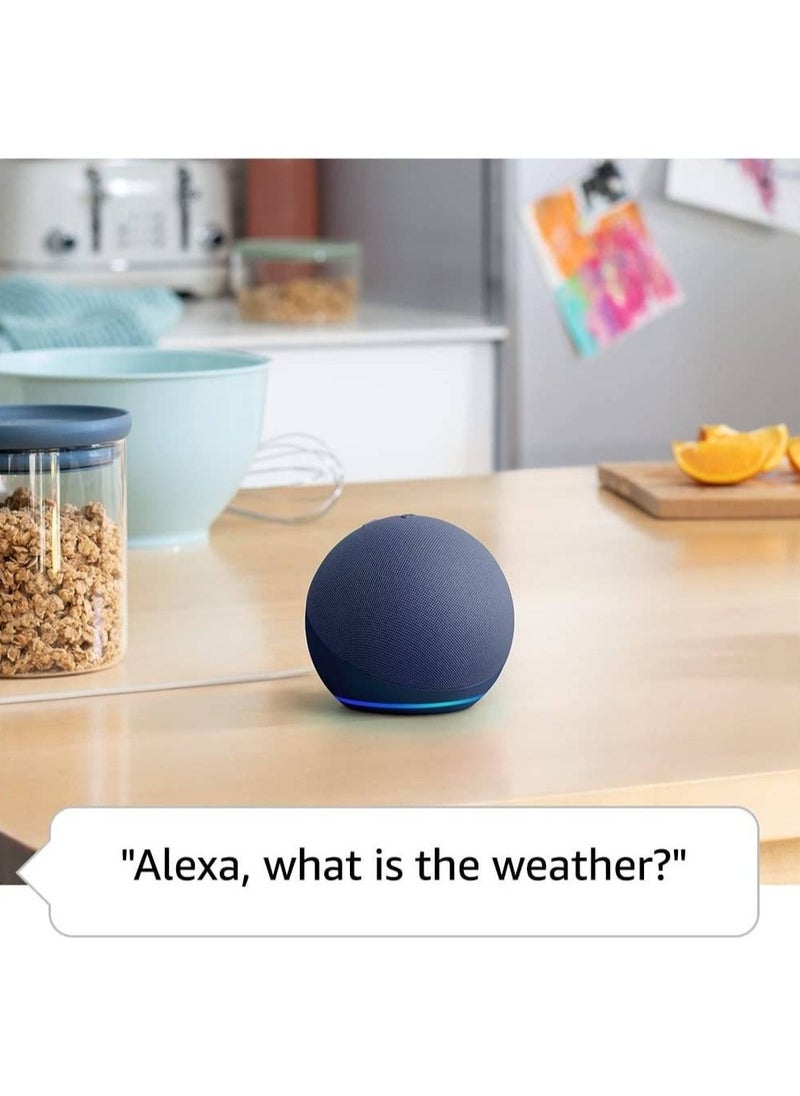 Amazon Aware Smart Home Systems Echo Dot 5th Gen Bluetooth Smart Speaker blue (last version)  - Image 2