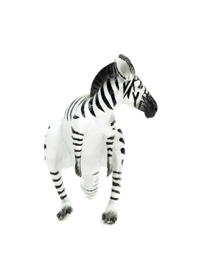 RANDIMALS Zebra Style Kangaroo Figurine Toy 5”, Premium Hard Rubber Animal Action Figure Toy, Hybrid Friend Encourages Adventure & Imagination - Image 1