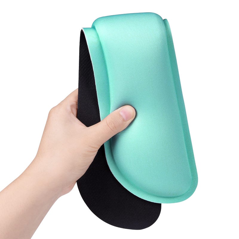Dapesuom Enlarge Keyboard Wrist Rest Pad, Cute Memory Foam Wrist Rest for Computer Keyboard, Ergonomic Keyboard Mouse Wrist Support for Typing Pain Relief, Comfort for Office, Gaming, Laptop, Green - Image 3