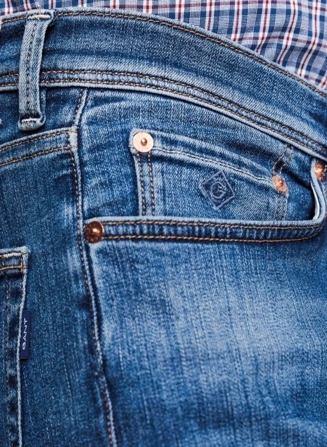 غانت Gant Maxen Extra Slim Fit Active-Recover Jeans