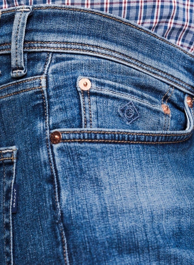 Gant Maxen Extra Slim Fit Active-Recover Jeans - Image 5