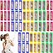 Restroma 60 Pcs Cartoon Harmonica Bulk Plastic 5 Holes Harmonica Mini Harmonicas Toy for Kids Party Goodie Bags Stuffers Random Color Pattern - Image 2