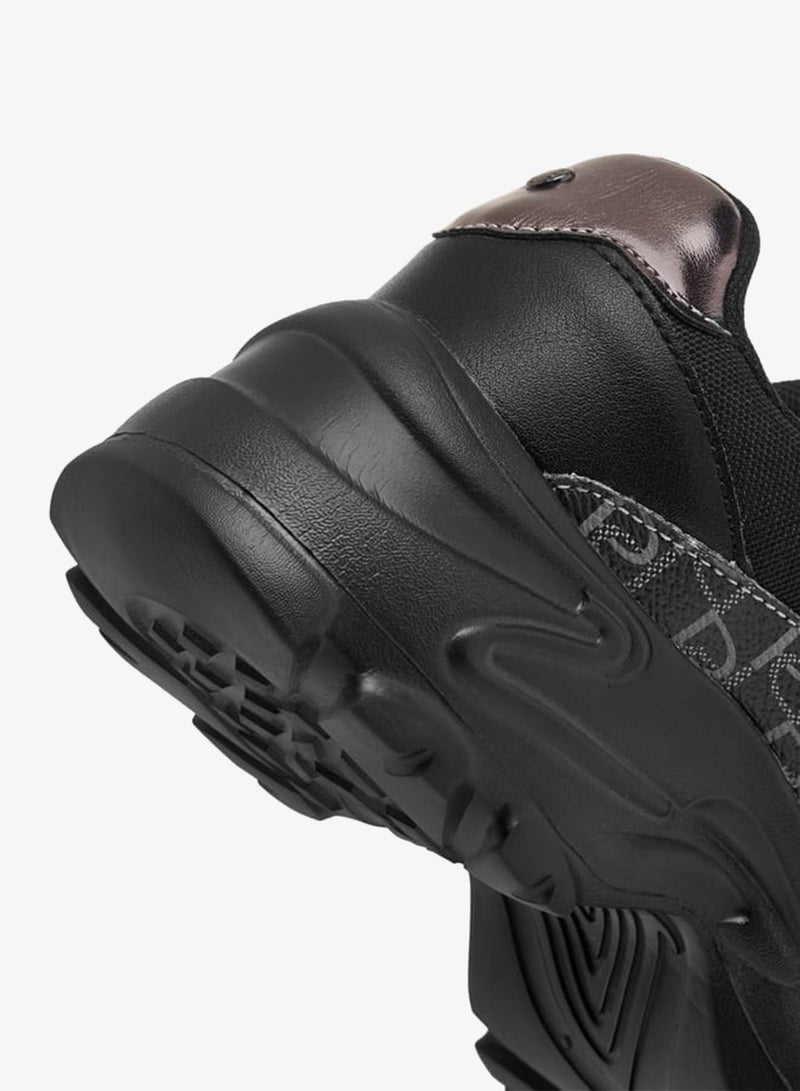 بابريكا سنيكرز نسائي بكعب عريض ورباط - Image 5