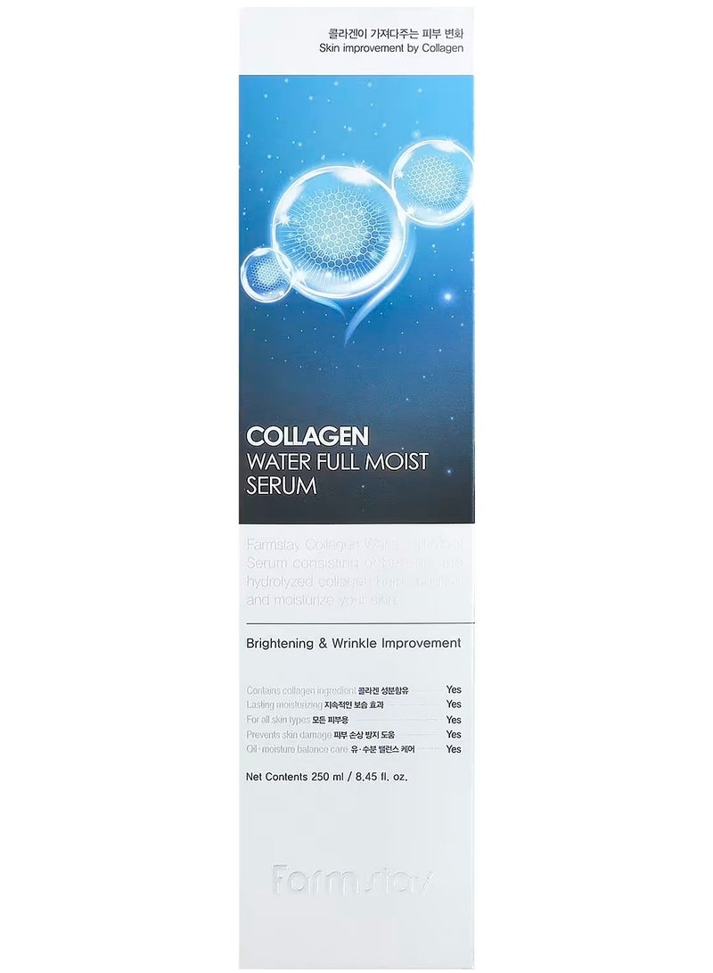 Farm Stay Farmstay, Collagen, Water Full Moist Serum (250 ml) - Image 1