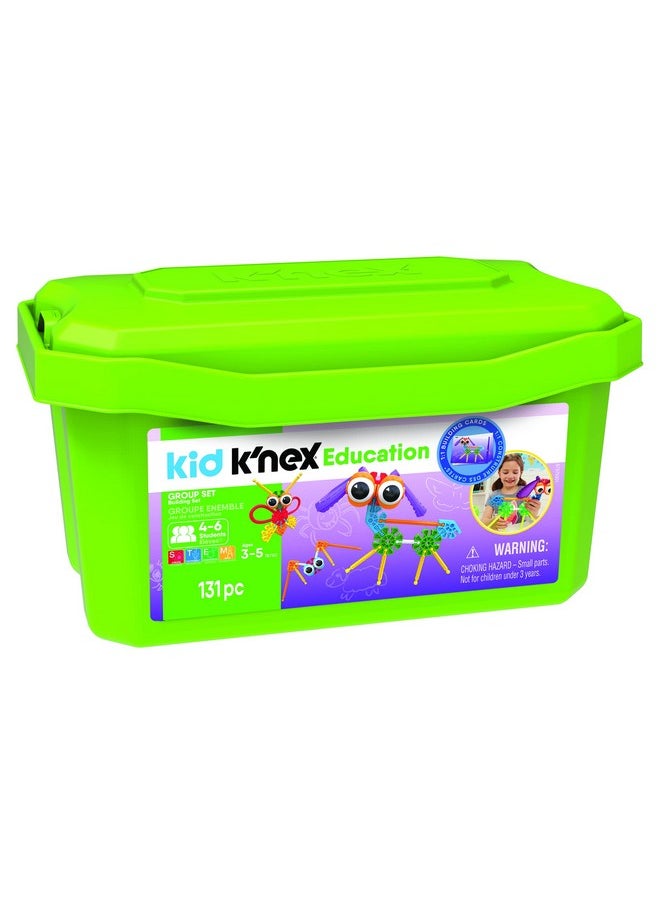 K'NEX Education K’NEX Education - Kid K’NEX Group Building Set - 131 Pieces - Ages 3+ - Preschool Educational Toy  - Image 1