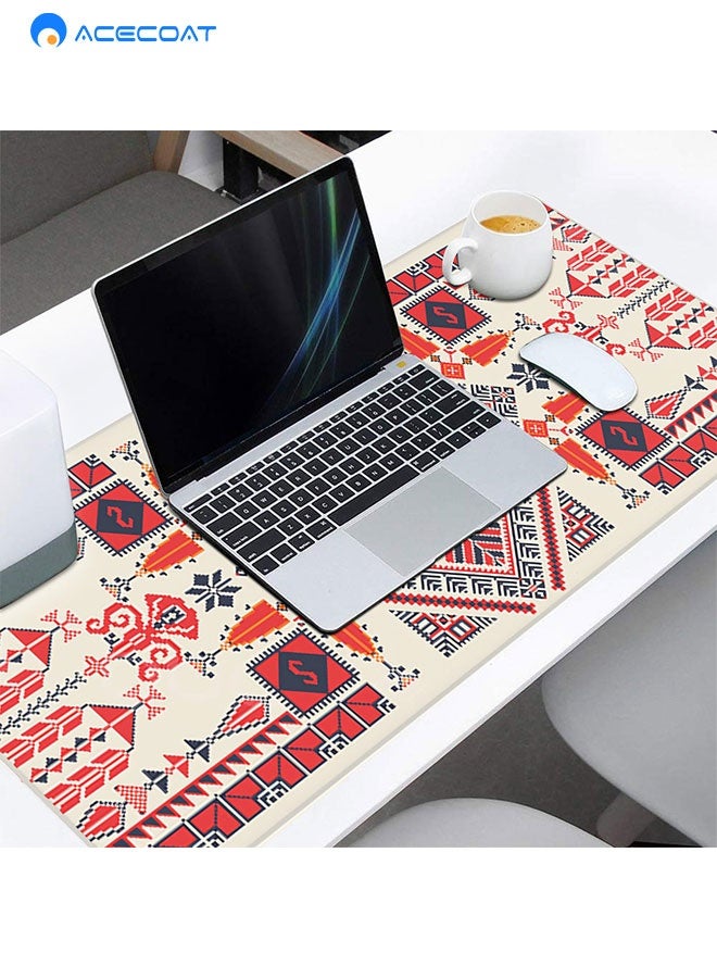 ايسكوت لوحة ماوس مكتب ألعاب كبيرة ممتدة (800 × 300 × 3 مم) - قاعدة مطاطية غير قابلة للانزلاق ولوحة مفاتيح سطح مكتب مقاومة للانسكاب - قماش مضاد للتآكل - Image 3