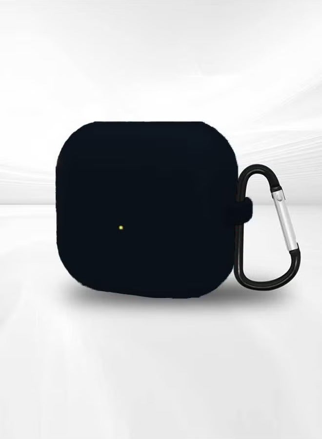 INEIX Silicone Protective Earbuds Case Cover for Samsung Galaxy Buds 3/Buds 3 Pro-Black - Image 2