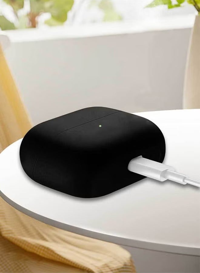 INEIX Silicone Protective Earbuds Case Cover for Samsung Galaxy Buds 3/Buds 3 Pro-Black - Image 3