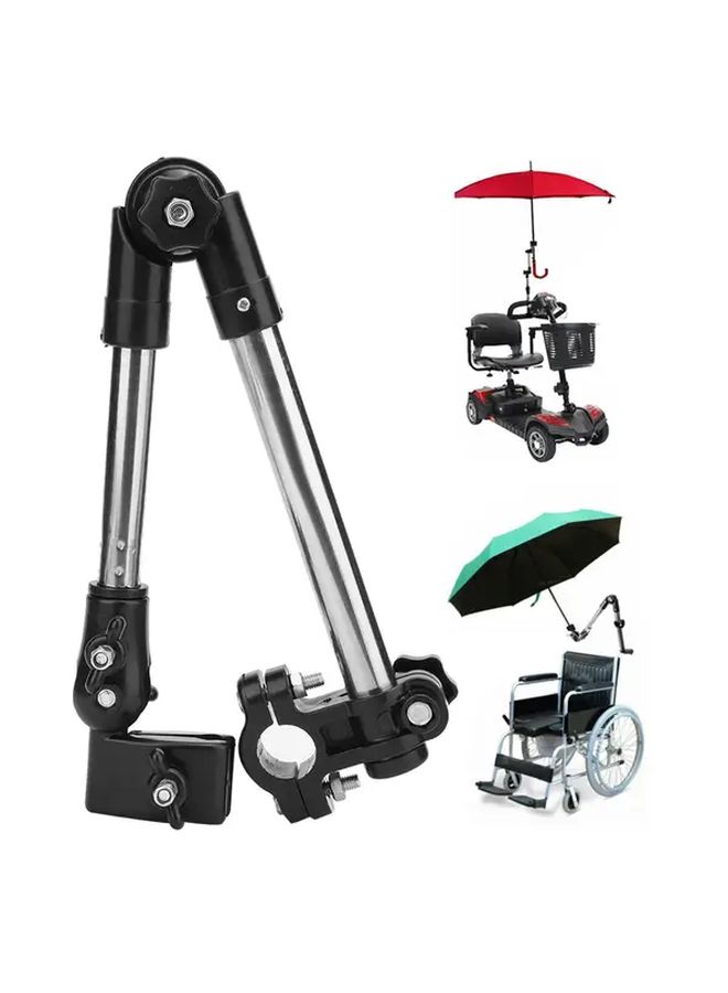 Adjustable 360 Rotatable Bicycle Umbrella Stand Foldable Portable Outdoor Sunshade Holder - Image 1