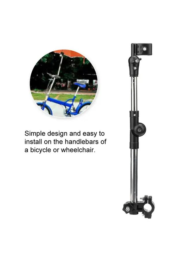 Adjustable 360 Rotatable Bicycle Umbrella Stand Foldable Portable Outdoor Sunshade Holder - Image 5