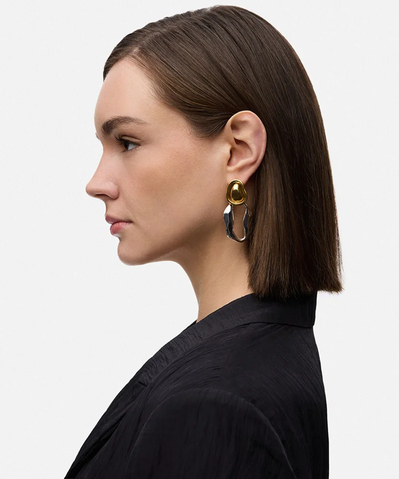 ابيكول Two-Tone Earrings